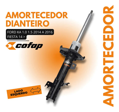 Amortecedor Dianteiro Esquerdo New Fiesta 14..ka 14/16 Cofap