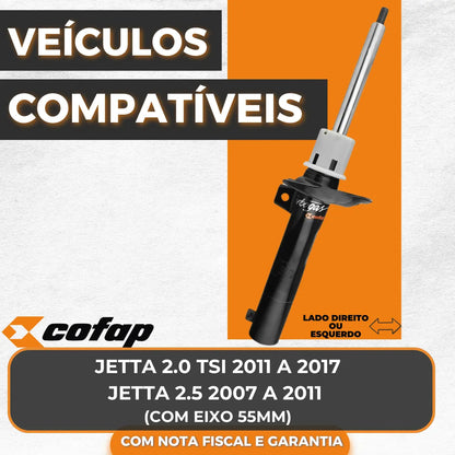 Amortecedor Dianteiro Jetta 1.4 Tsi 2018 2019 2020 Cofap