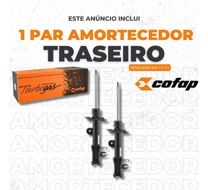 Par Amortecedor Traseiro Jeep Renegade 4x4 15/21 Cofap