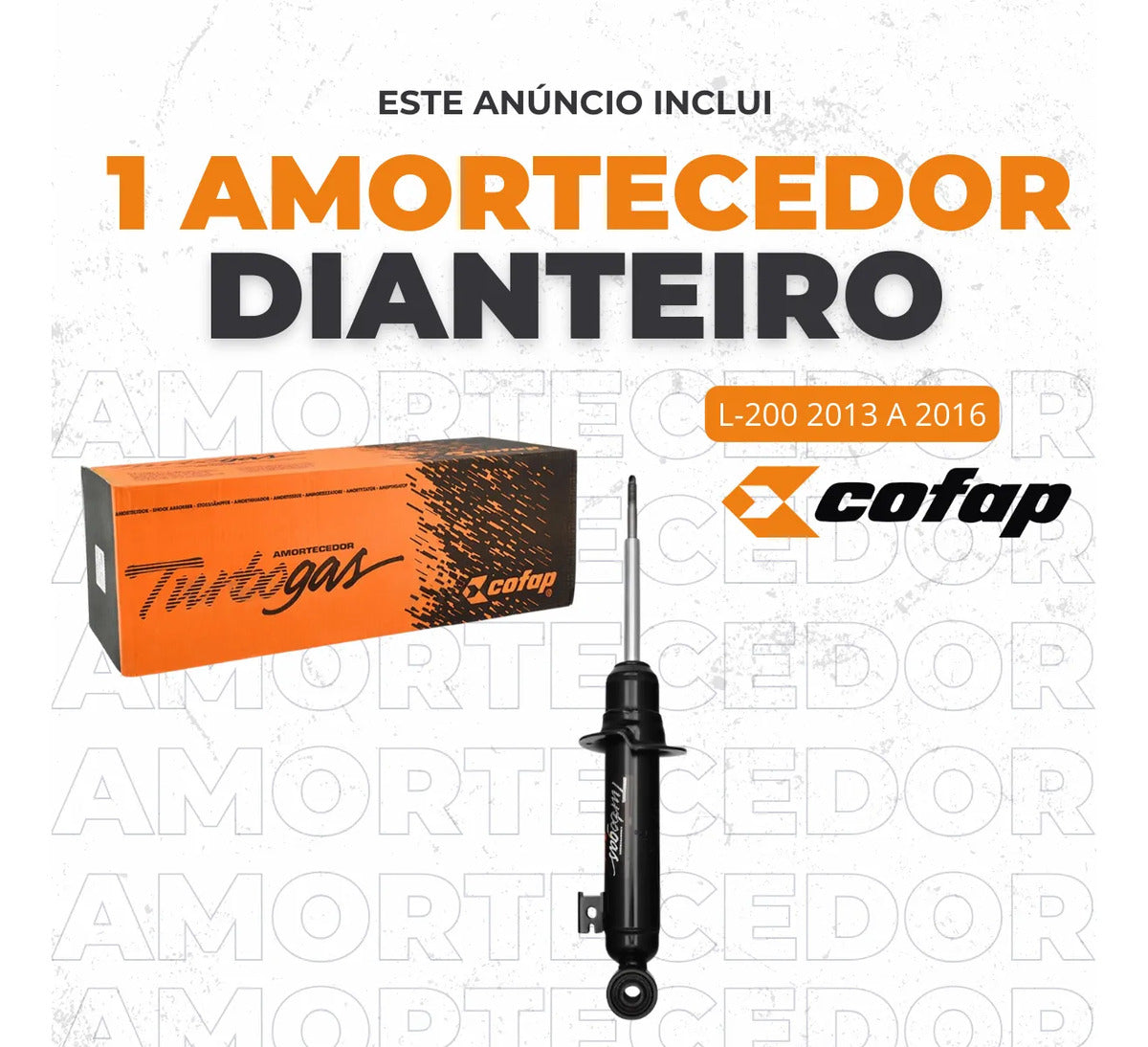 Amortecedor Dianteiro L200 Triton 2013 Com Sds Cofap
