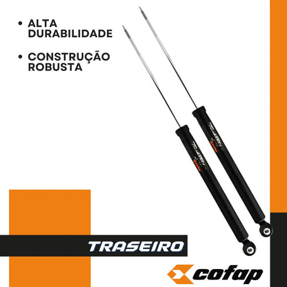 Par Amortecedor Traseiro Fiat Stilo 1.8 2002 A 09 2010 Cofap