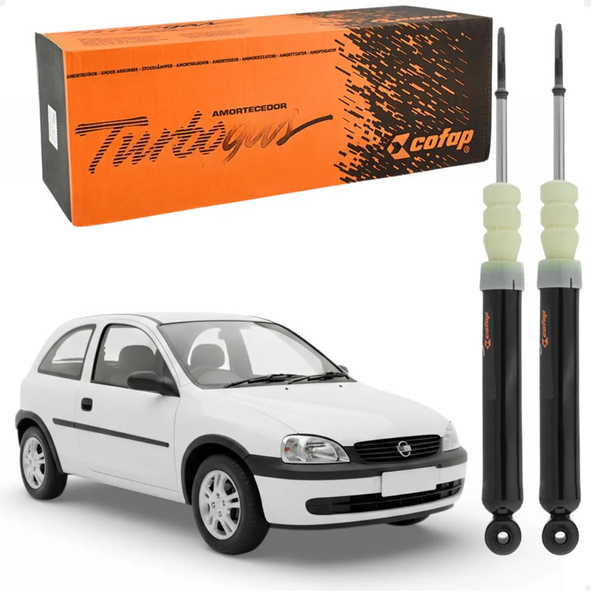 Par Amortecedor Traseiro Cofap Corsa Classic 2003 Em Diante