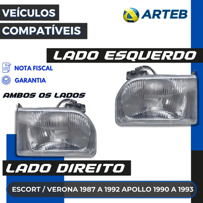 Farol Escort 1986 1987 88... A 1995 1996 Apollo Verona Arteb