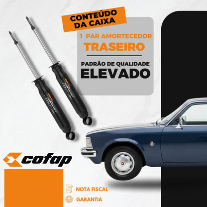 Par Amortecedor Traseiro Cofap Caravan 1987 A 90 91 92 1993
