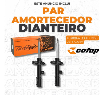 Par Amortecedor Dianteiro 408 Sedan 2011 A 2019 Cofap