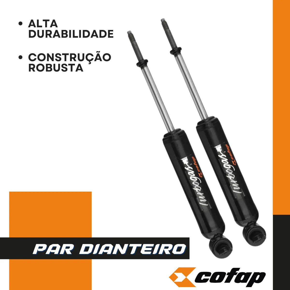 Par Amortecedor Dianteiro Cofap Gm Opala 1988