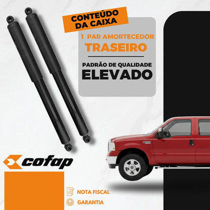 Par Amortecedor Traseiro F250 Xlt 2006 Cofap Original