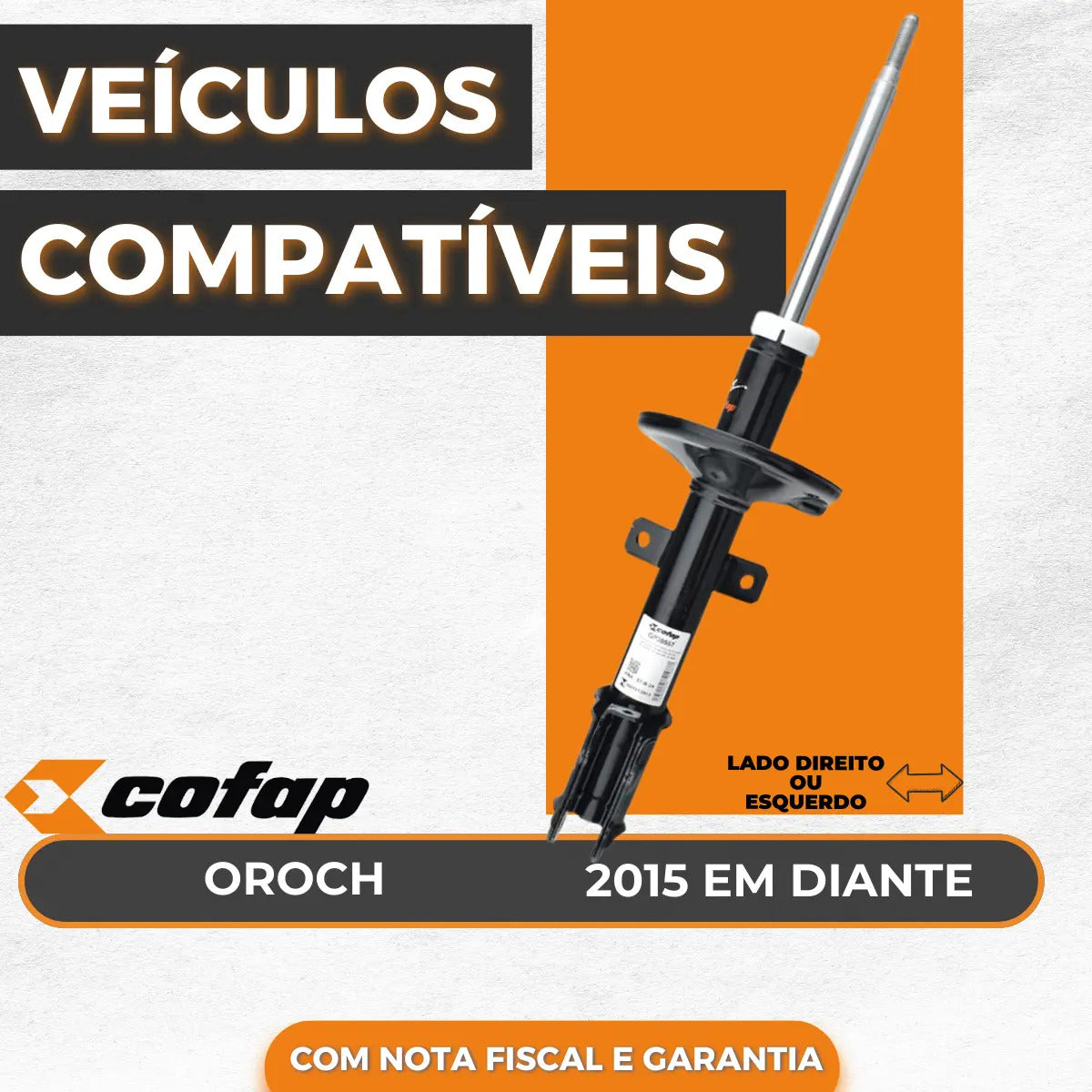 Amortecedor Dianteiro Oroch 2015/.. Cofap