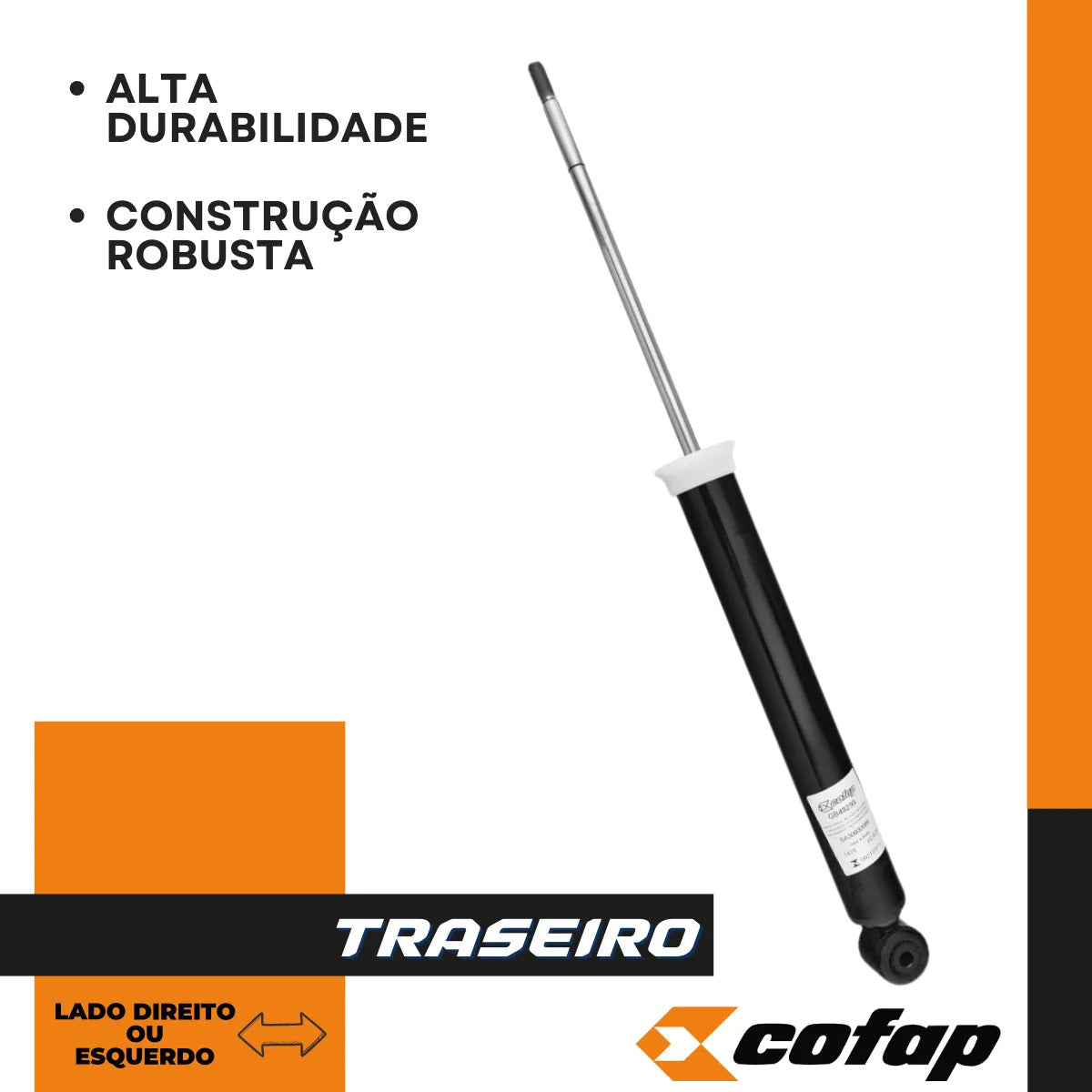 Amortecedor Traseiro Fiat Mobi Way 2016/.. Cofap