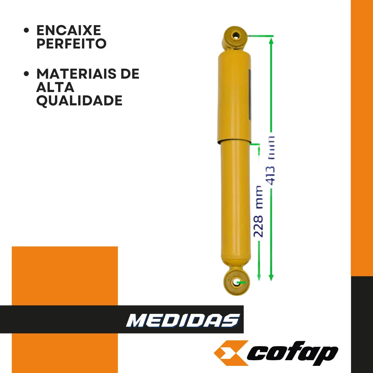 Par Amortecedor Dianteiro Cofap S10 4x4 06/2006 A 2011