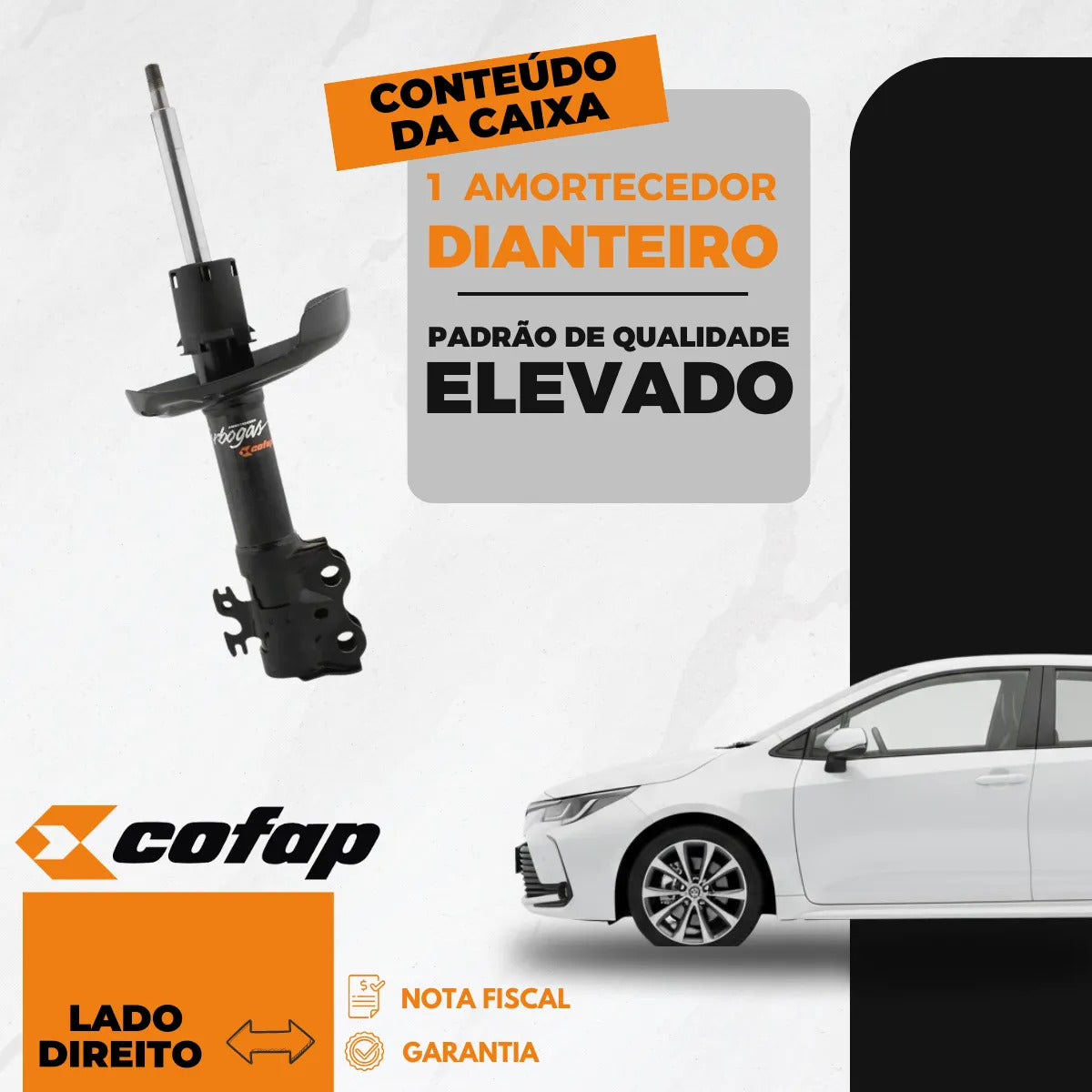 Amortecedor Dianteiro Direito - Cofap - Gp33412