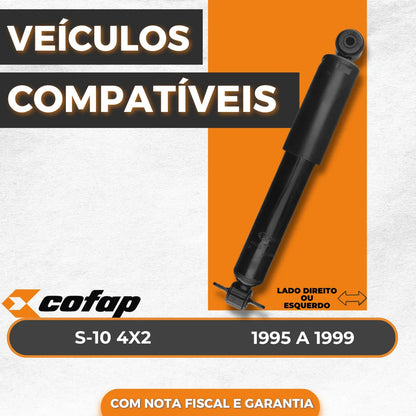 Par Amortecedor Dianteiro Super Cofap S10 4x2 1995 A 1999