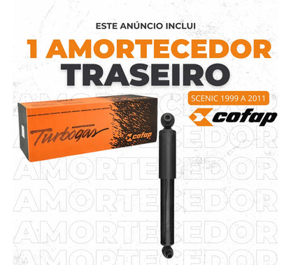 Amortecedor Traseiro Renalt Scenic Original Cofap