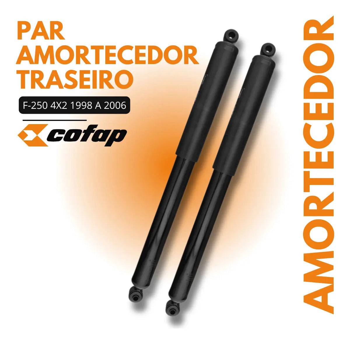 Par Amortecedor Traseiro F250 Xlt 2006 Cofap Original