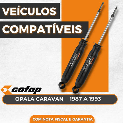 Par Amortecedor Traseiro Cofap Opala 1987 88 89 91 1992 1993