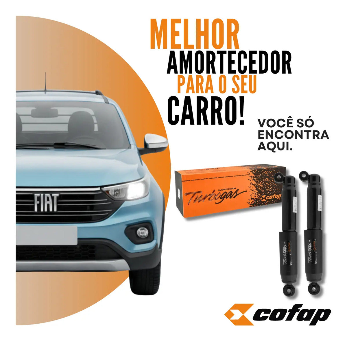 Par Amortecedor Traseiro Strada 1.0 Turbo 1.3 1.4 Flex Cofap