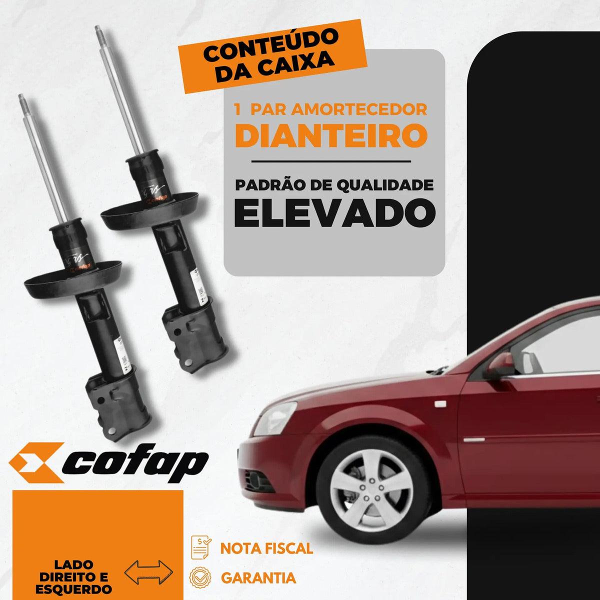 Par Amortecedor Dianteiro Vectra 06 11 Cofap Gp32605 Gp32606