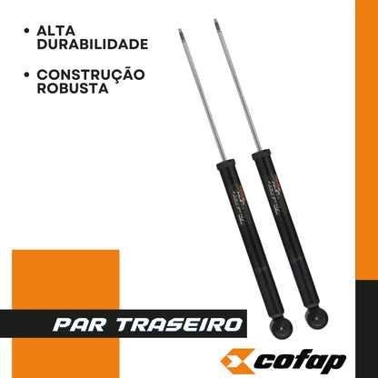 Par Amortecedor Traseiro Polo 1.0 Mpi Track Cofap