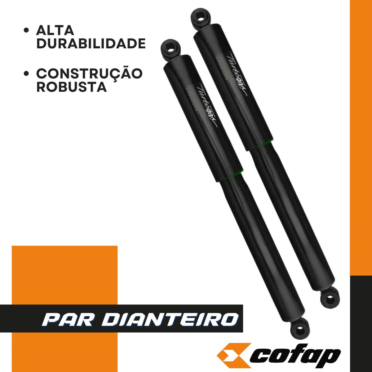 Par Amortecedor Traseiro Troller T4 3.2 20v 2016 2017 Cofap