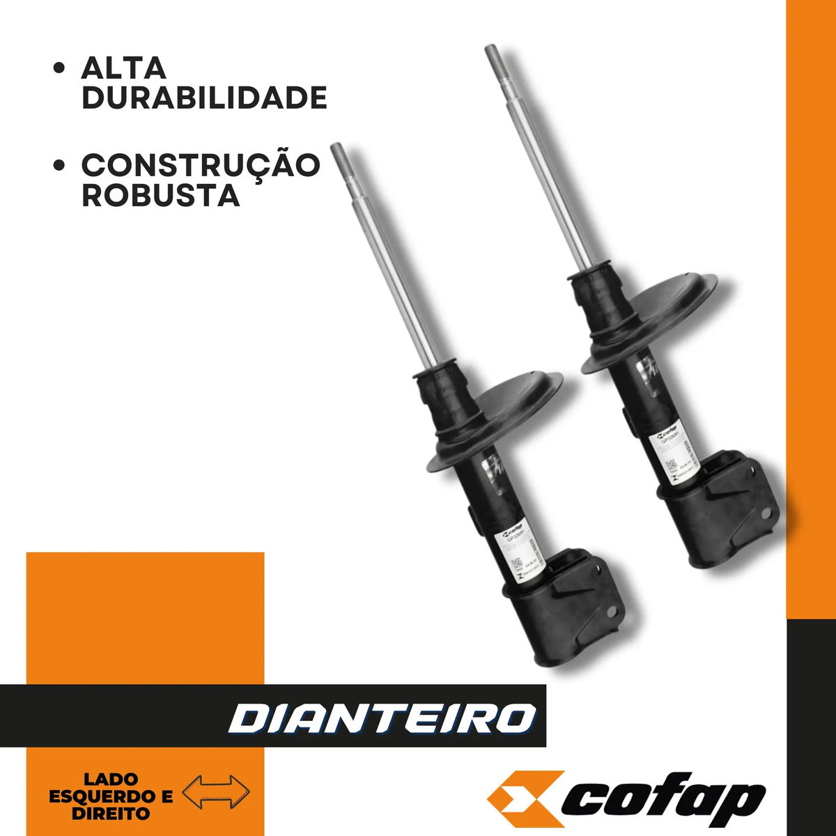 Par Amortecedor Dianteiro C4 07-14 Cofap Gp32691 Gp32692