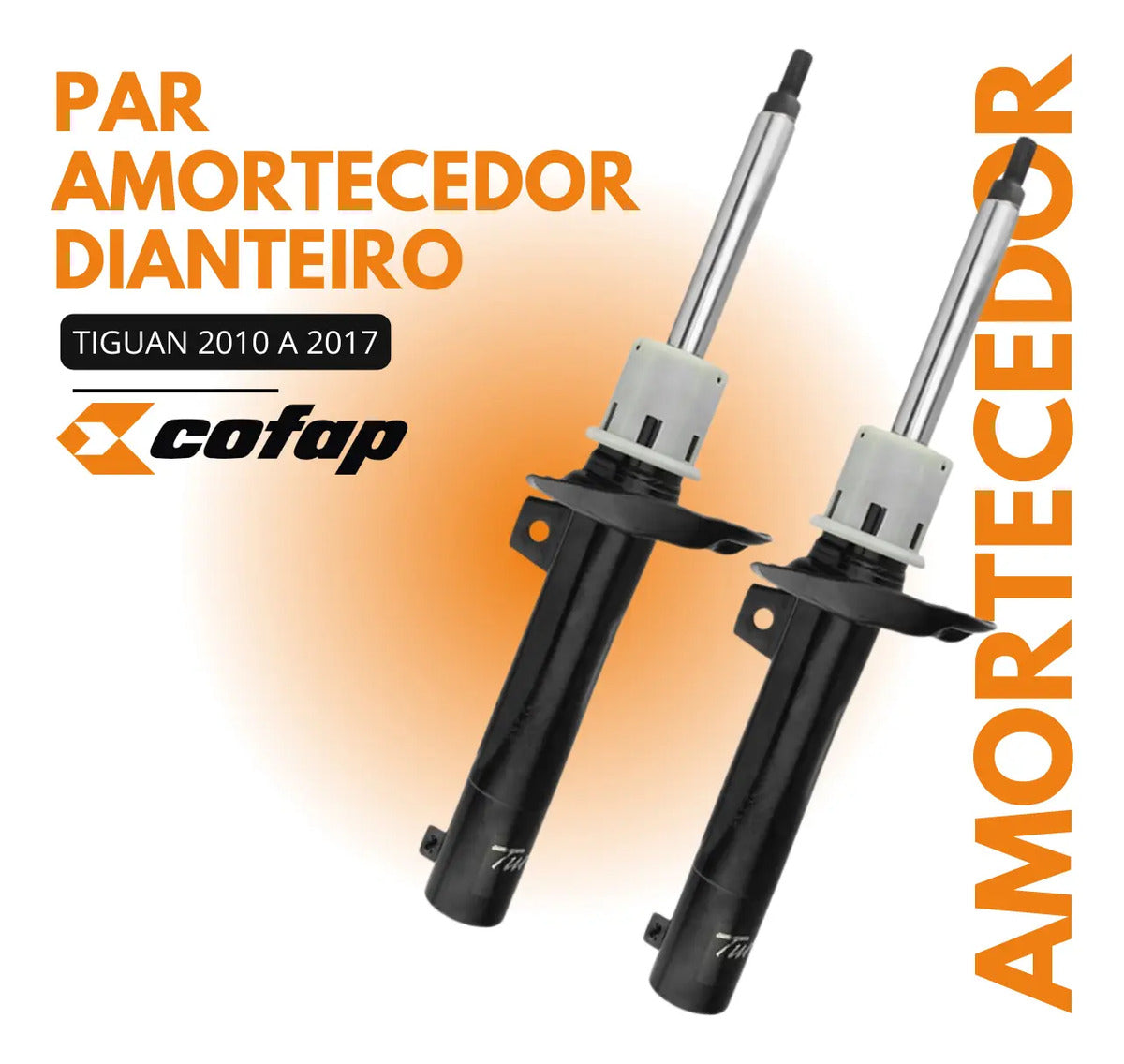 Par Amortecedor Dianteiro Tiguan 2012 Original Cofap Novo