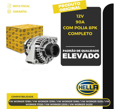 Alternador Corolla Fielder 1.8 16v 2002 A 2008 12v90a8pk