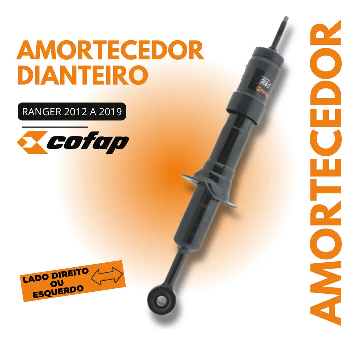 Amortecedor Dianteiro Ford Ranger 2012 A 2018 Cofap