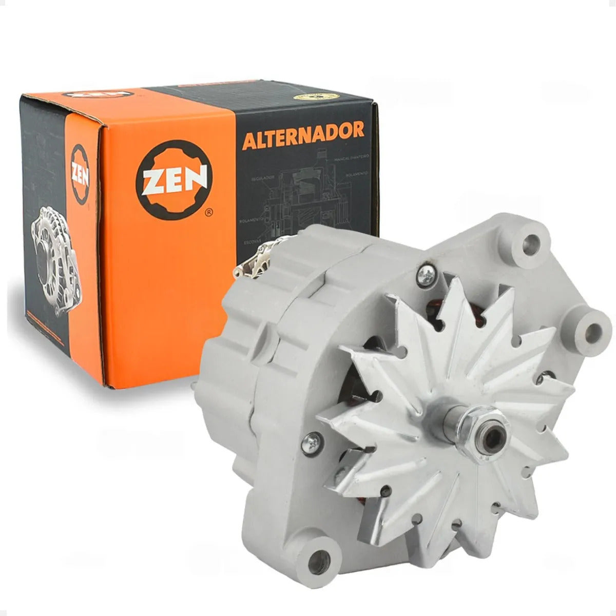 Alternador Volvo N10 N12 Nl10 Nl12 B58 24v45a Sem Polia