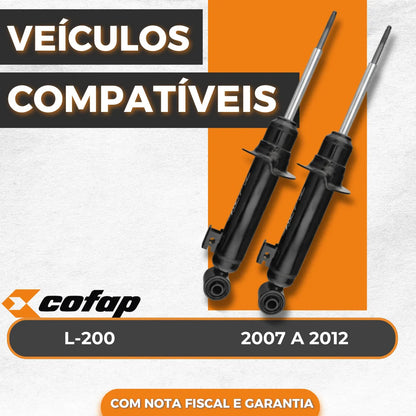 Par Amortecedor Dianteiro L200 Triton 2010 2011 2012 Cofap