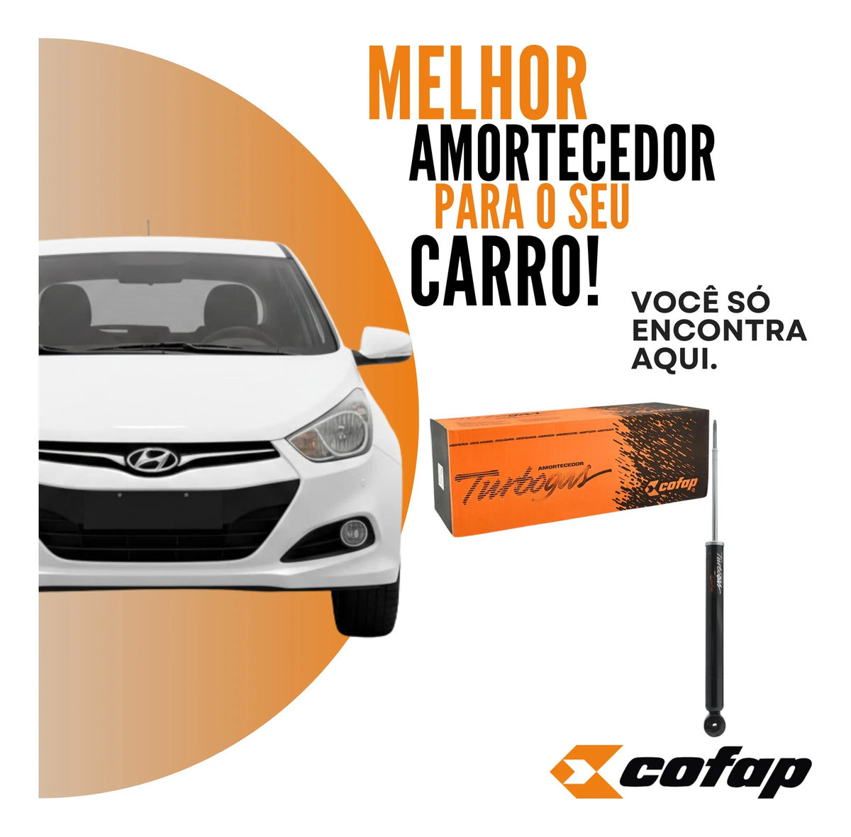 Amortecedor Traseiro Cofap Hb20s 2012 Em Diante Gb48246