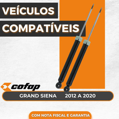 Par Amortecedor Traseiro Grand Siena 2013 Original Cofap