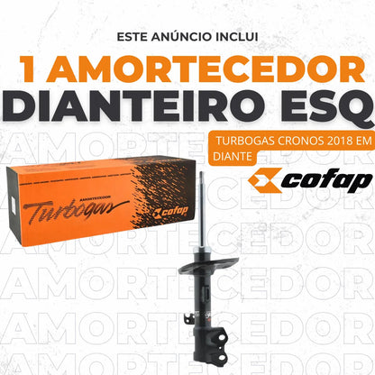 Amortecedor Esquerdo Cronos 2018 A 2022 Cofap Gp33297
