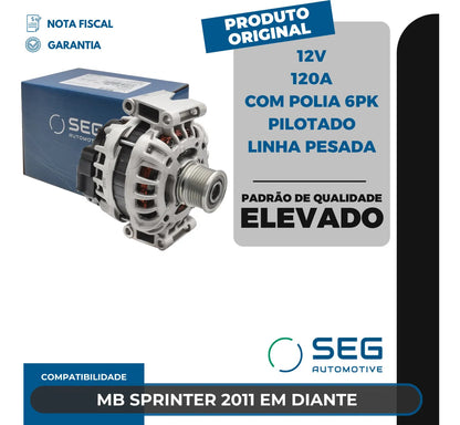 Alternador Sprinter 2.2 2012 A 2022 Pilotado
