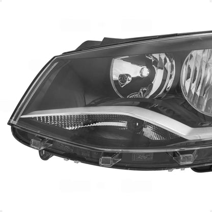 Farol Máscara Negra Foco Duplo Saveiro G6 2013 A 2016 Arteb