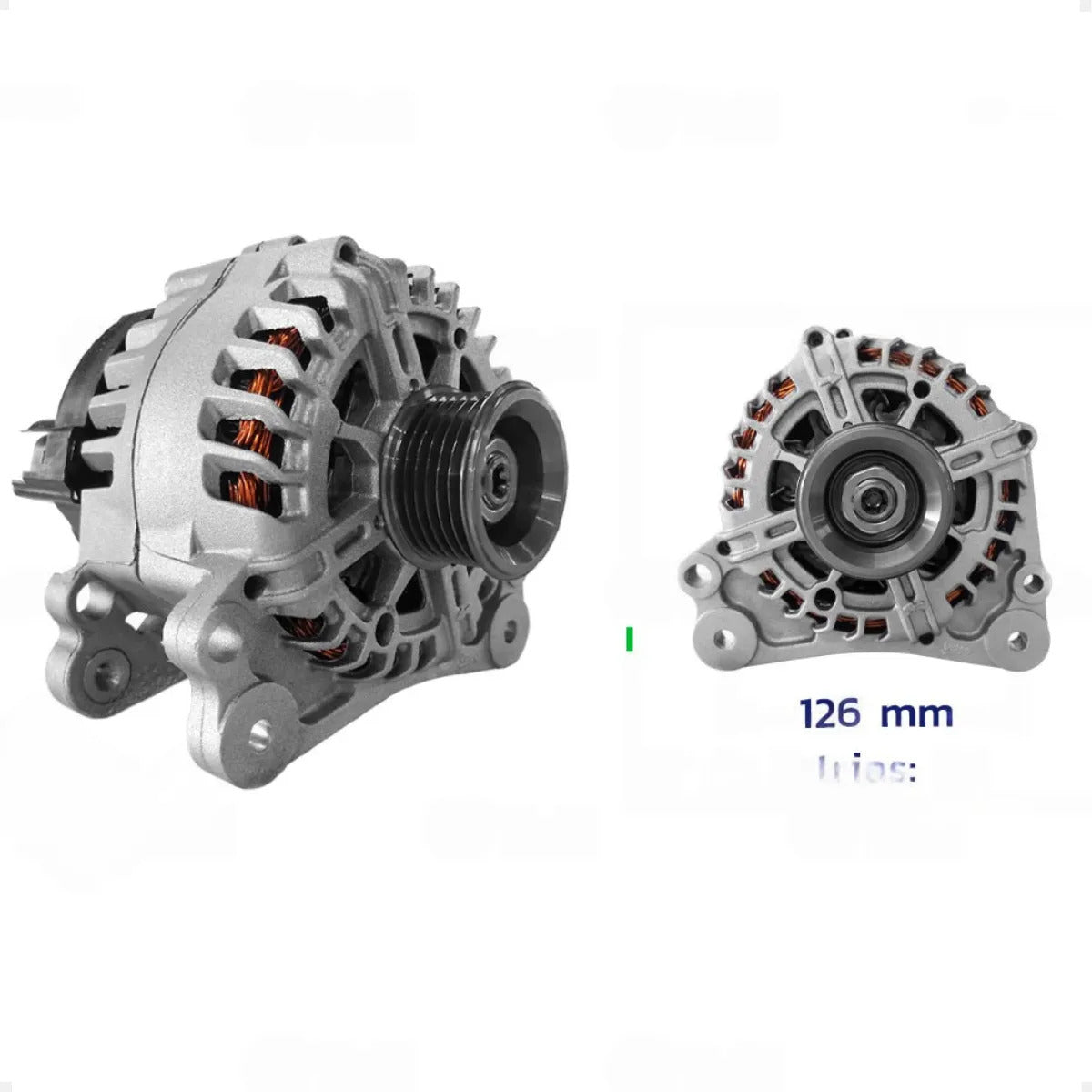 Alternador Vw Polo/virtus 1.6 2017/ 12v 110v 6pk Completo