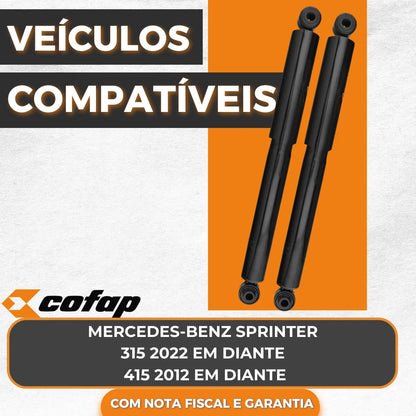 Par Amortecedor Traseiro Mercedes Sprinter 315 2022/.. Cofap