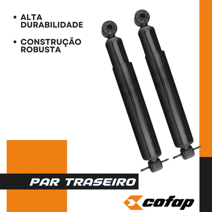 Par Amortecedor Traseiro Original Cofap S10 2.4 2008 A 2012
