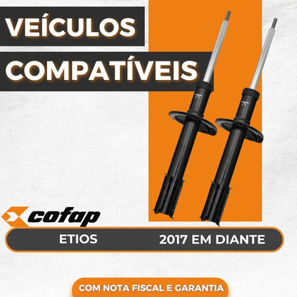 Par Amortecedor Dianteiro Toyota Etios 2017/.. Cofap