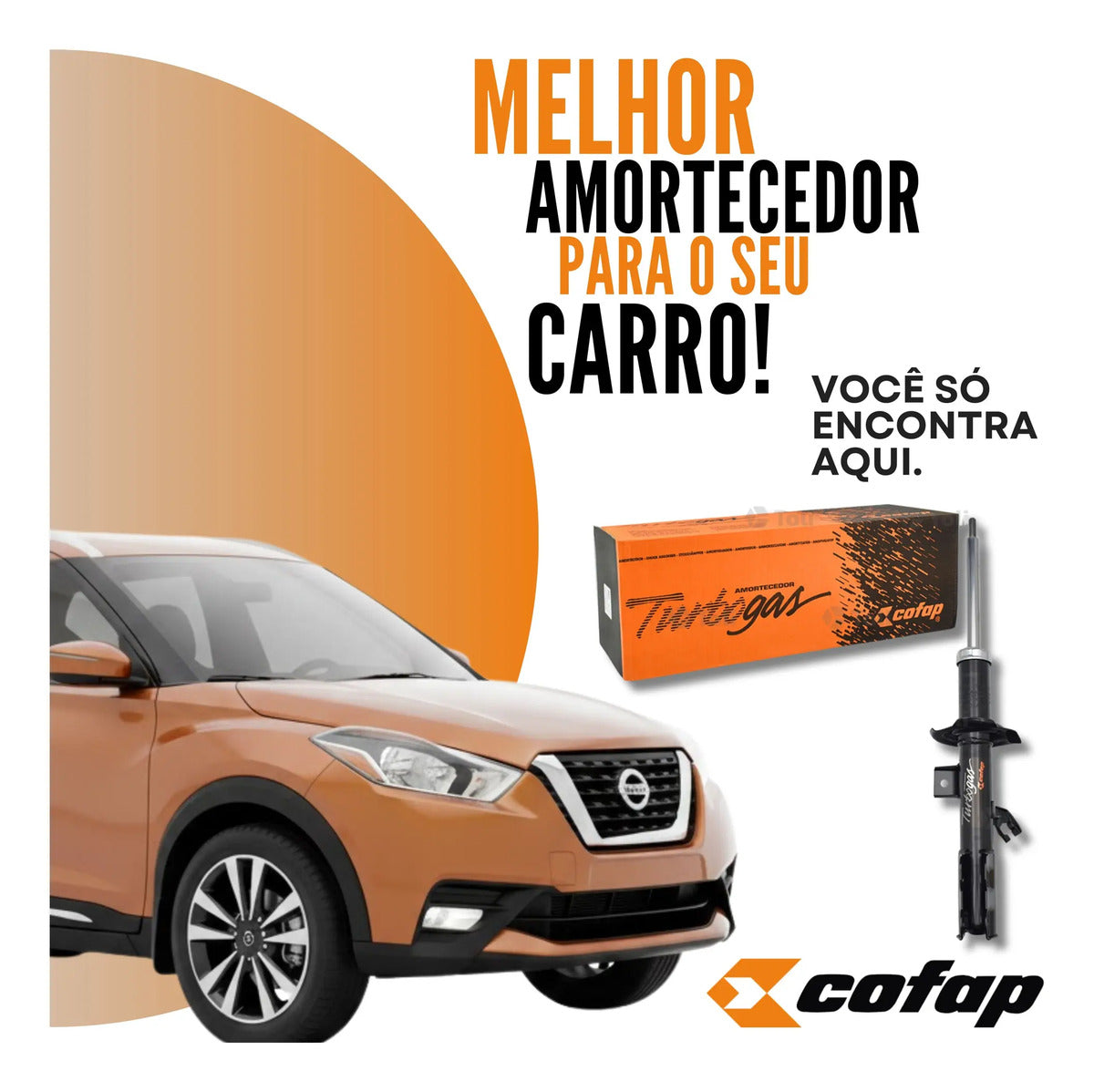 Amortecedor Dianteiro Direito Kicks 2016 Cofap Gp30584