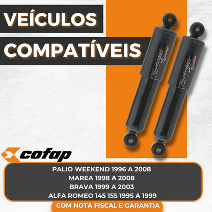 Par Amortecedor Cofap Traseiro Alfa Romeo 145/155 95 A 99