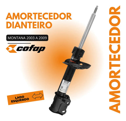 Amortecedor Dianteiro Montana 04 A 2009 Cofap Lado Esquerdo