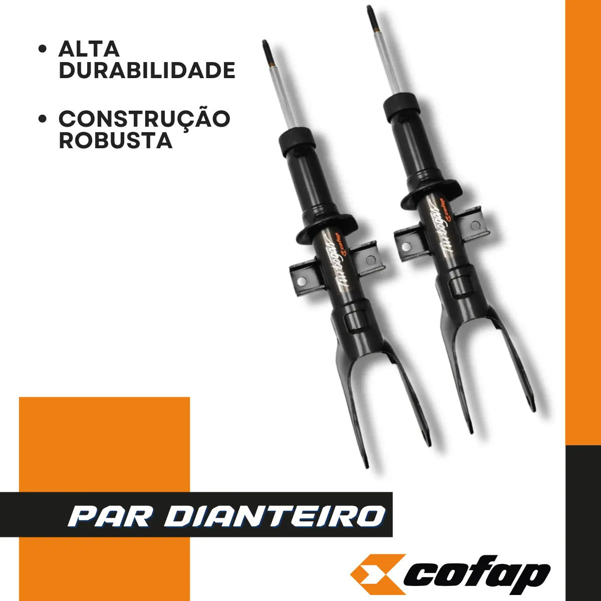 Par Amortecedores Dianteiros Cofap Amarok 2010 Em Diante