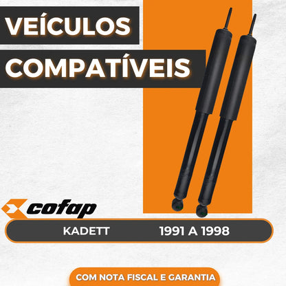 Par Amortecedor Traseiro Kadett 1991 A 1998 Cofap Original
