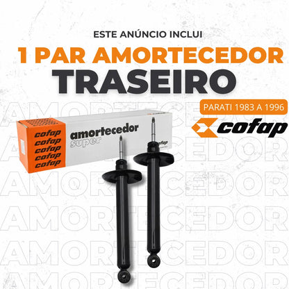 Par Amortecedor Traseiro Cofap Parati Quadrada 1984 A 1995