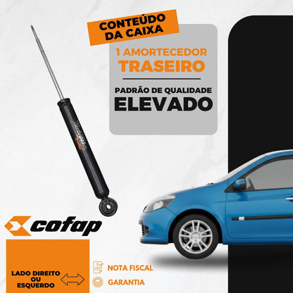 Amortecedor Traseiro Renault Clio 1.0 1.6 Original Cofap