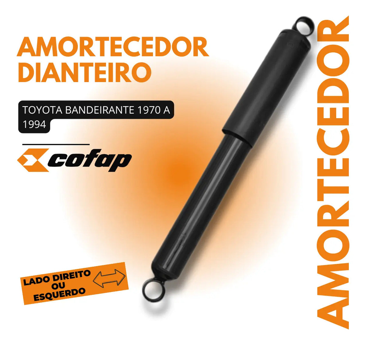 Amortecedor Dianteiro Bandeirante 1970 A 1994 Cofap