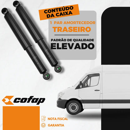 Par Amortecedor Traseiro Sprinter 310 313 1995 Á 2012 Cofap