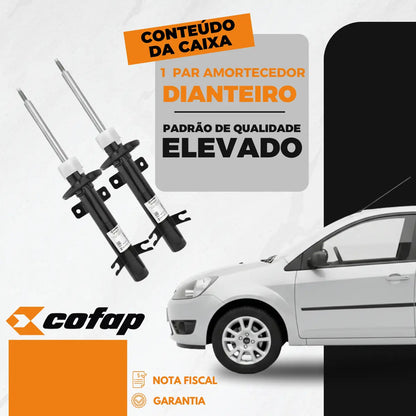 Par Amortecedor Dianteiro Ford Fiesta 2003 A 2014 Cofap