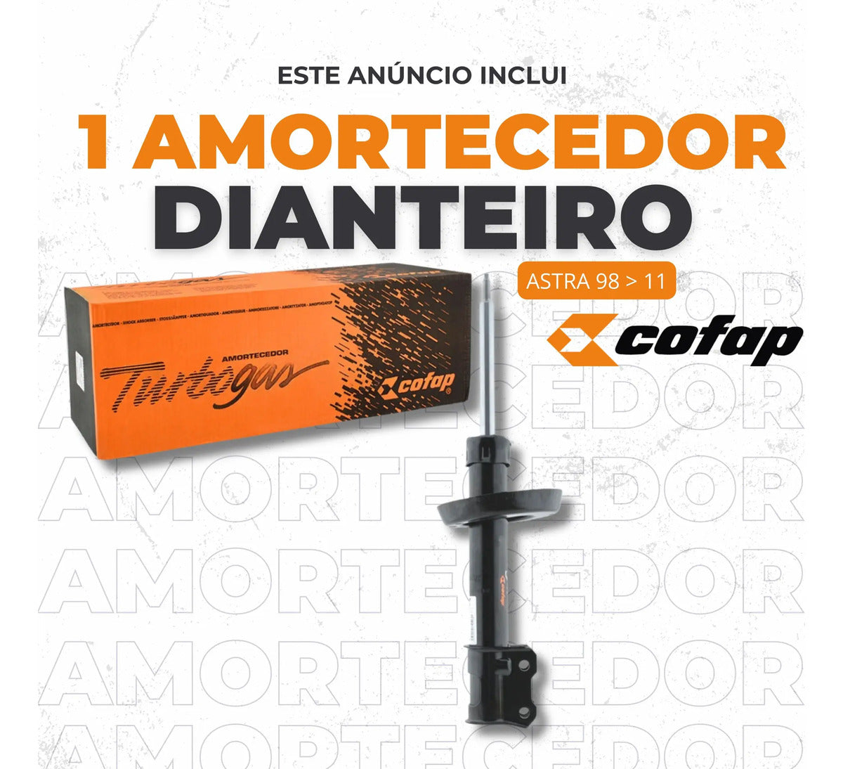 Amortecedor Dianteiro Esquerdo Astra 98 - 11 Cofap Gp32276