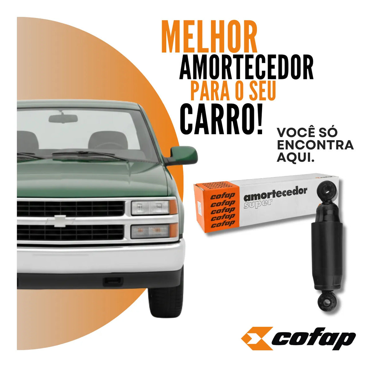 Amortecedor Dianteiro Silverado Diesel Cofap 1997 A 2002